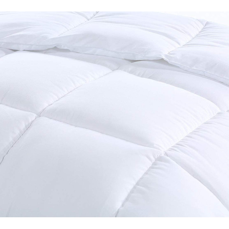 Ensemble de couette ultra douce 7 pièces dans un sac, White