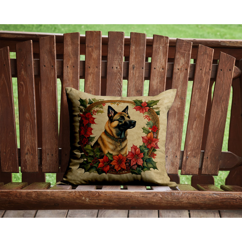 Coussin Christmas, 14 po x 14 po, Carré