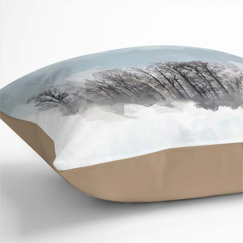Square Throw Cushion, Stone, 55cm H x 55cm W x 20cm D