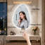 Asymmetrical Backlit Lighted Bathroom Mirror 3 Lighting Colors Defog 500X700Mm-1643151762