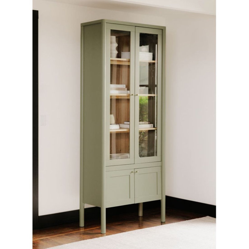 Hannah Tall Cabinet Black, Green