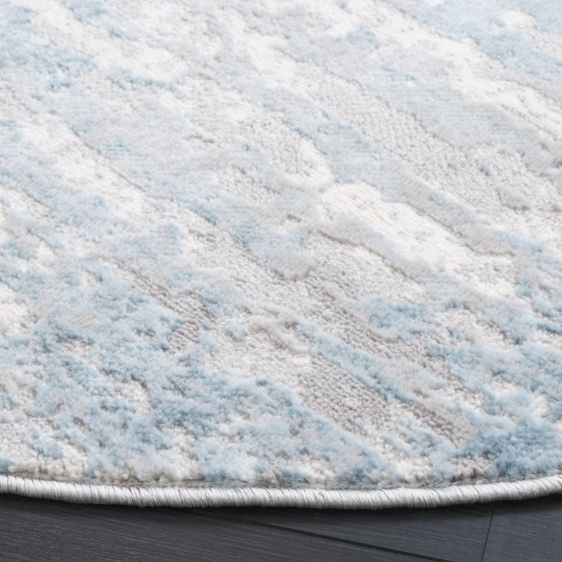 Tapis Kukwa Performance Abstract, Rond 6 pi 7 po