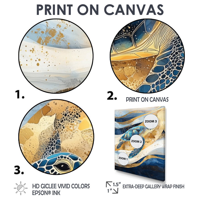 Vagues abstraites de Cindey - Tortue, art mural, H 40 po x l 30 po, Impression encadrée sans passe-partout, Brun