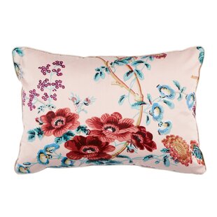 Boho Floral Patterned Throw Pillow — China Jones