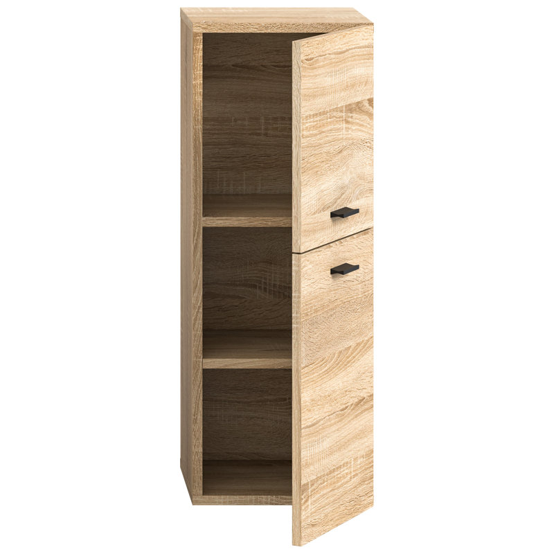 Boston Particle Board Freestanding Bathroom Cabinet, Wood