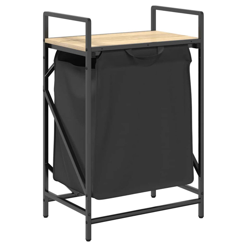 Laundry Basket 1 Compartment With Shelf
