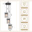 3-Light Cylinder Kitchen Island Pendant-823248661