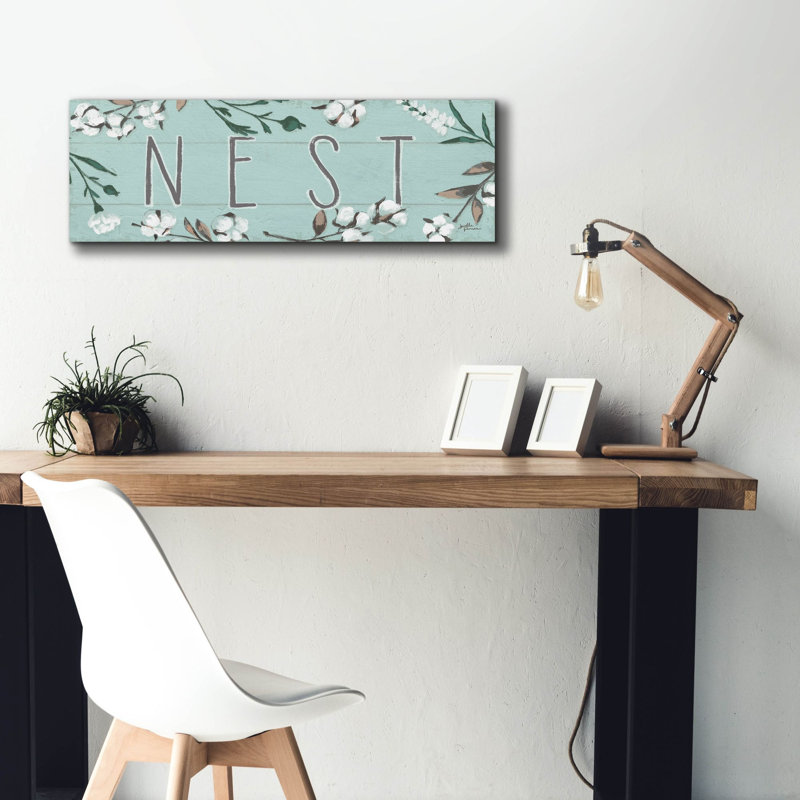 «Blessed 11 Mint» par Janelle Penner, art mural sur toile, H 12 po x l 36 po x P 0,75 po