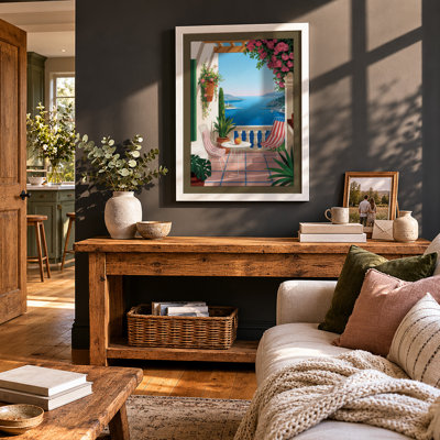 Mediterranean Terrace Coastal - Print