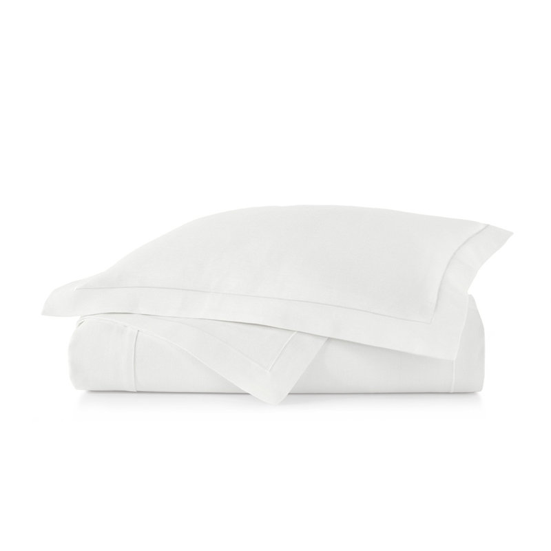 Rio Linen Coverlet, Super King Coverlet, White