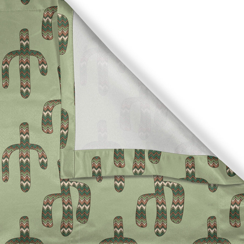 Semi Sheer Curtain Pair