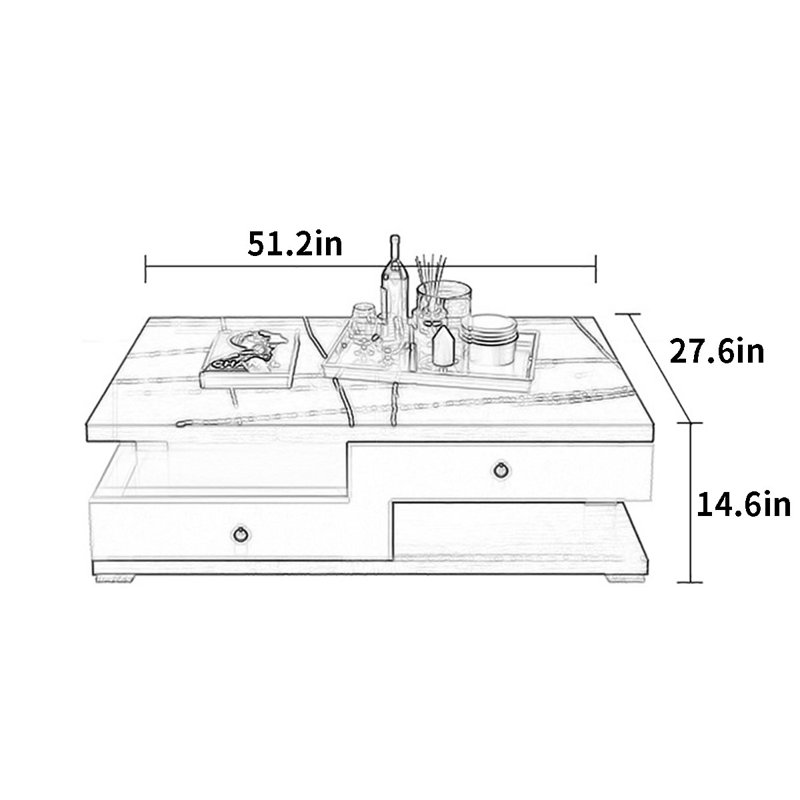 Rayyana Single Coffee Table