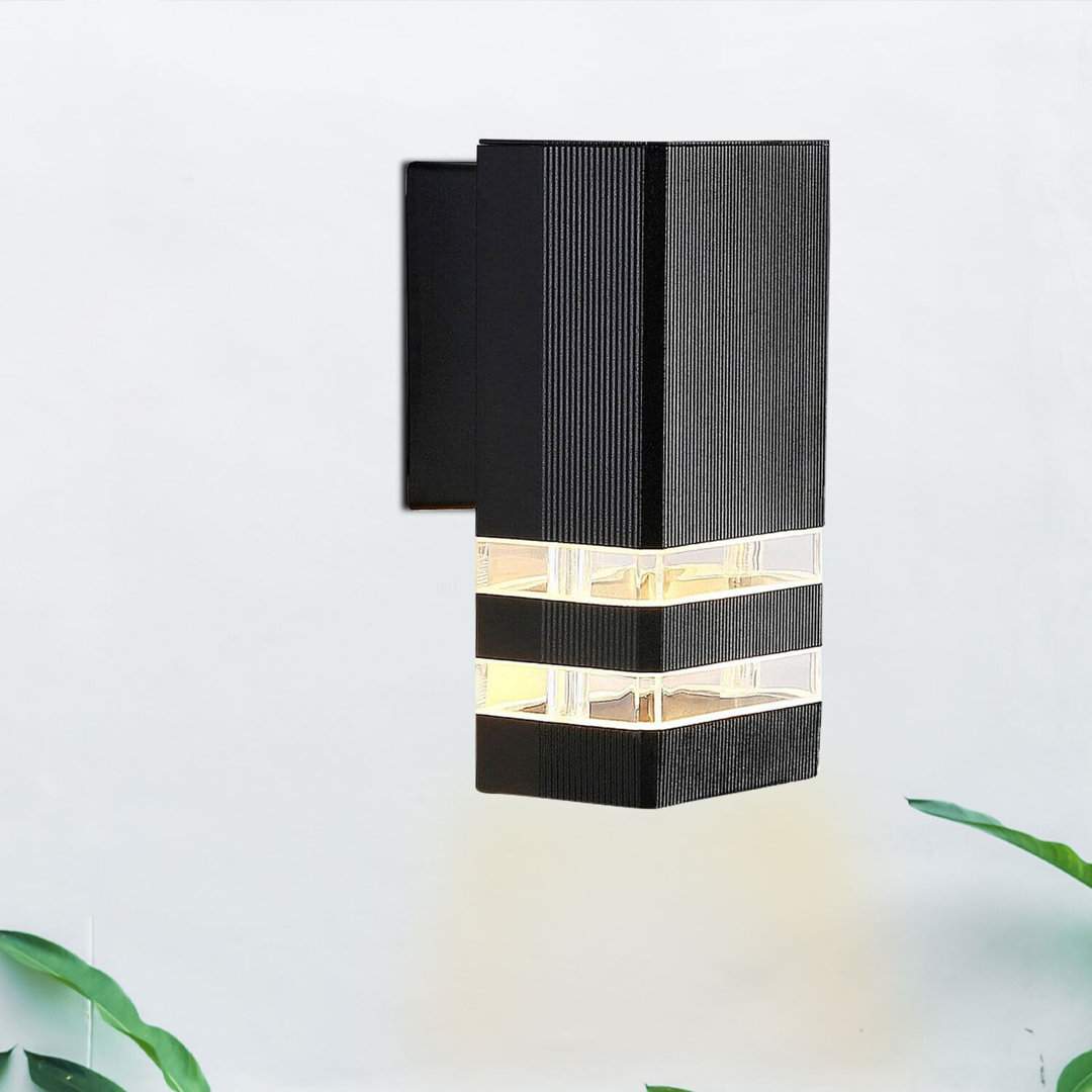 Avriett Black 20cm H Outdoor Flush Mount