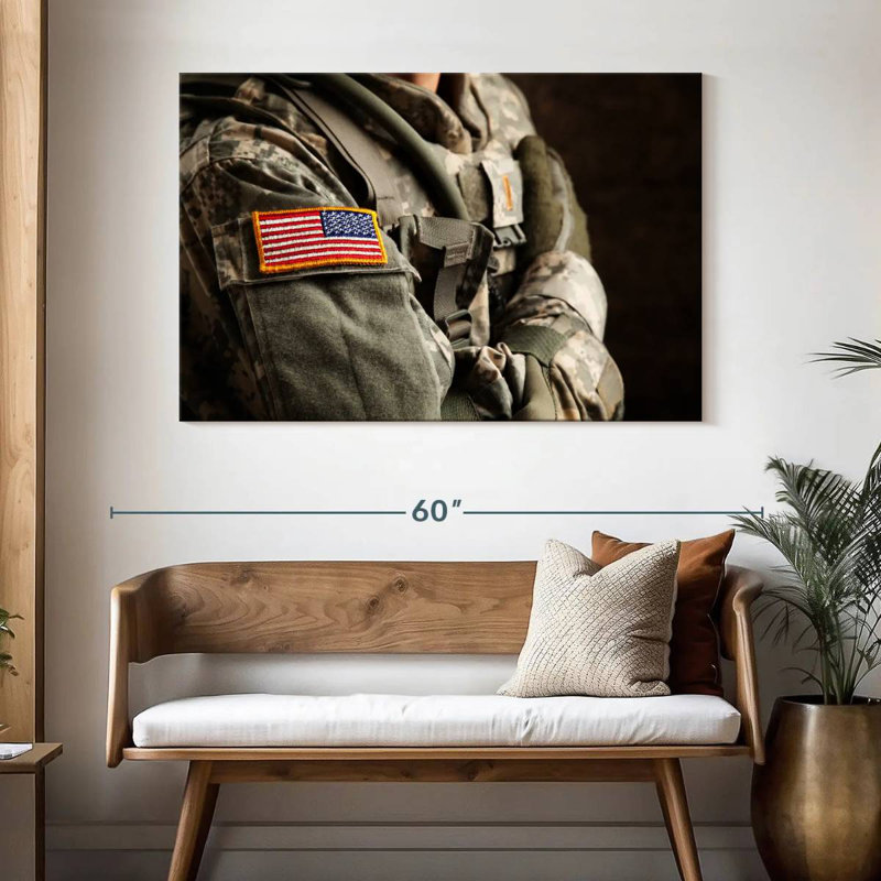 Uniforme militaire Mait, H 32 po x l 48 po