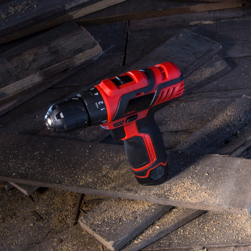 Stalwart 12V Lithium Ion 75 Pc 2 Speed Cordless Drill and Accessories Set - Tool Kit with Drill