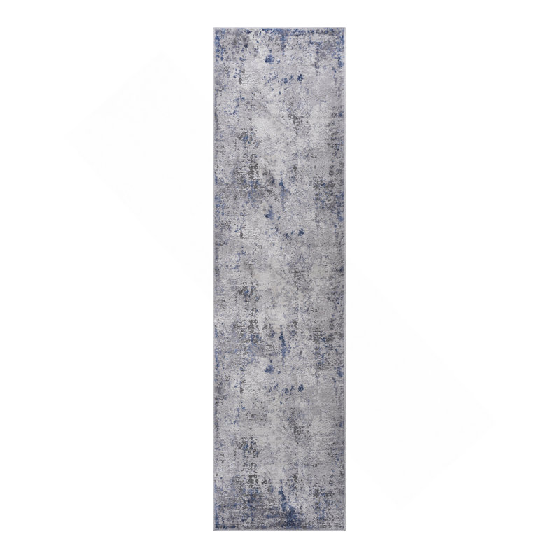 Collection 2X8 / Abstract Runner Rug, Runner 2'2" x 8'