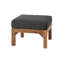 Porschea Outdoor Teak Ottoman-1630159689