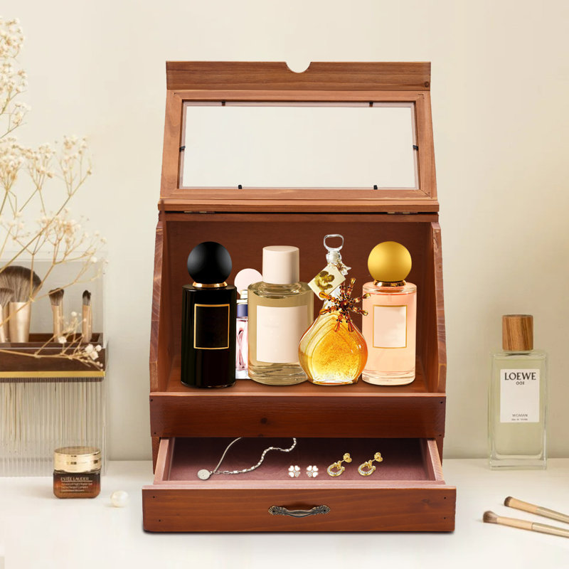 Perfume Organizer With Drawer