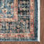 Tapis oriental en polypropylène bleu / noir / brun-746282527