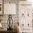 Ania 24.6” Modern Glam Metal 3-Way Dimmable Table Lamp Set with USB Type-C Ports and White Shade-132422026-131530246