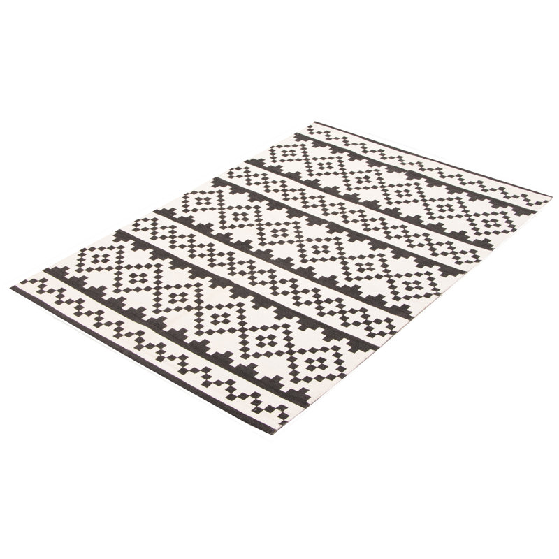 Hitchcox Wool Geometric Indoor Rug