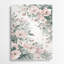 Aquarelle florale, art mural en métal beige 10-417542584