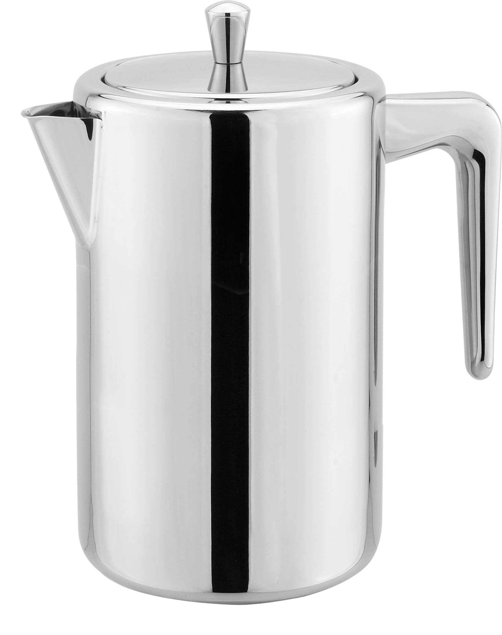  Bodum Columbia Thermal French Press Coffee Maker, Stainless  Steel, 34 Ounce, 1 Liter (8 cup),Silver: French Presses: Home & Kitchen