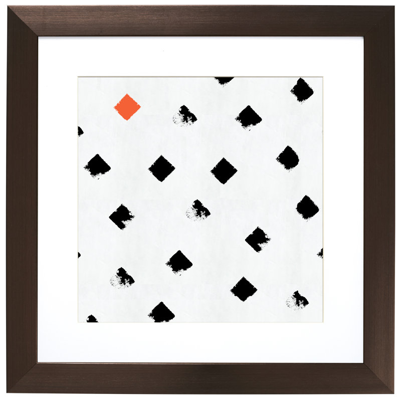 Cadre photo en plastique Hursten, Bronze, 20 po x 20 po emmêlé à 16 po x 16 po