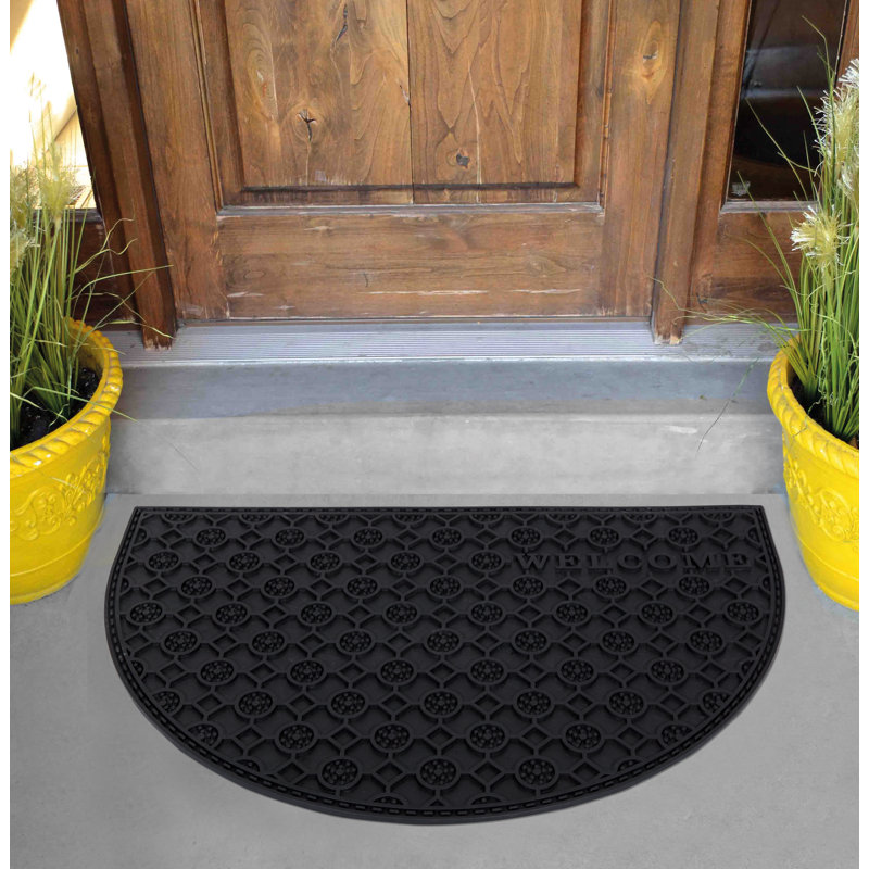 Paillasson Ottomanson 18 po x 28 po, Noir