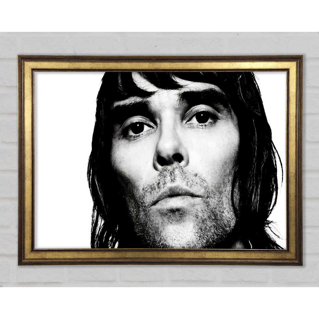 Ian Brown B N W - Drucken