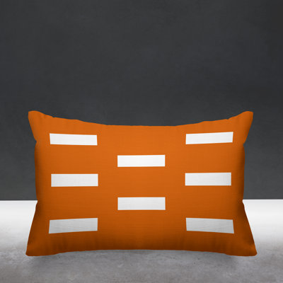 Luella Geometric Outdoor Reversible Throw Pillow