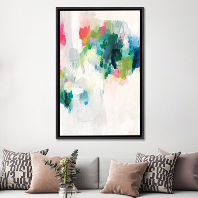 Raspberry I - Wall Art Print - Framed Canvas