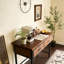 Console de style campagnard avec tiroir pour le hall d'entrée, table d'entrée étroite étroite avec étagère pour le salon, table de canapé de style rustique vintage, L 39,37 po x l 15,75 po x H 32,28 po.