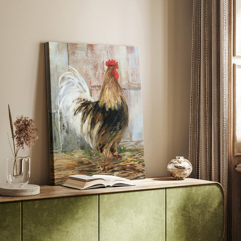 Coq de ferme - Cavas enveloppés de galerie, H 60 po x l 40 po