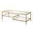 Lovett 45" Wide Rectangular Coffee Table in Brass-1963157903-1963157888