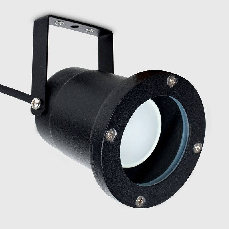 Lightner Black Aluminum Spotlight Pack, Warm White