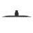 Ascend Ultra-Thin Square Shower Head - 10 in., Matte Black-121869645-123125556