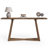 63-inch Solid Wood Console Table With X‑shaped Base