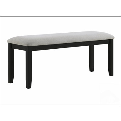 1pc   Bench Dining Room Fabric Upholstery Kitchen Dining Wooden Furniture