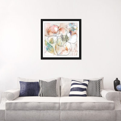 "Floral Flow I" par Carol Robinson - reproduction d'art sur toile tendue