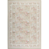 Wool Floral Area Rug
