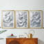 ABSTRACT Series CDLV  -Custom Framed  Premium Print W Matt - 3 Pieces-1436378712