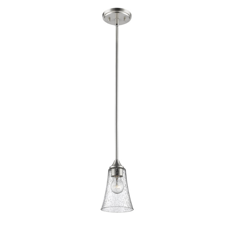 Wilma 1 - Light Satin Nickel Single Pendant