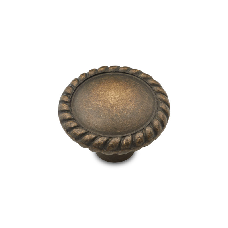 CK Series 1 1/4" Diameter Mushroom Knob, Antique English