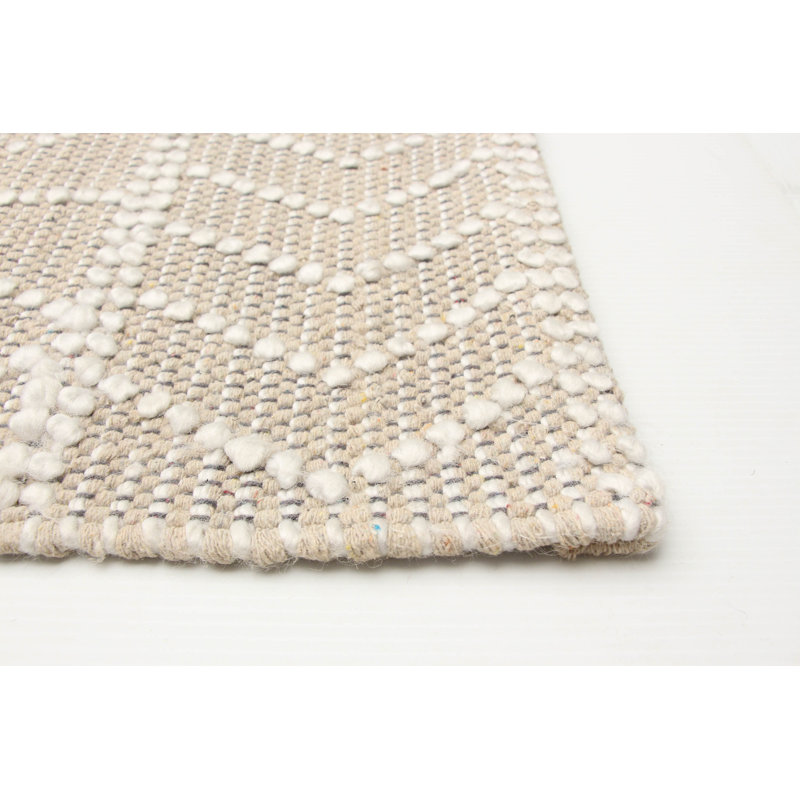 Denora One-of-a-Kind Rectangle 6' X 9'2" New Age Wool Area Rug Tan