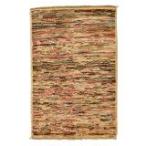 Hand Knotted Wool Area Rug in Multi