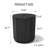 14.8" 2-in-1 Round Patio Umbrella Base Stand & Outdoor Side Table, Weighted Weather Resistant-124654589