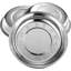 Assiettes plates rondes en acier inoxydable de 12 po Janushan