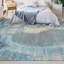 Canterbury Abstract Area Rug in Blue-73602507