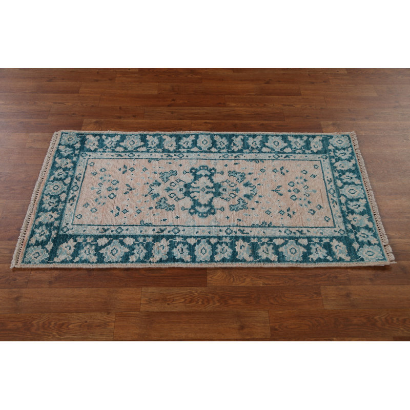 One-of-a-Kind 2' X 3'11" New Age Wool Area Rug in